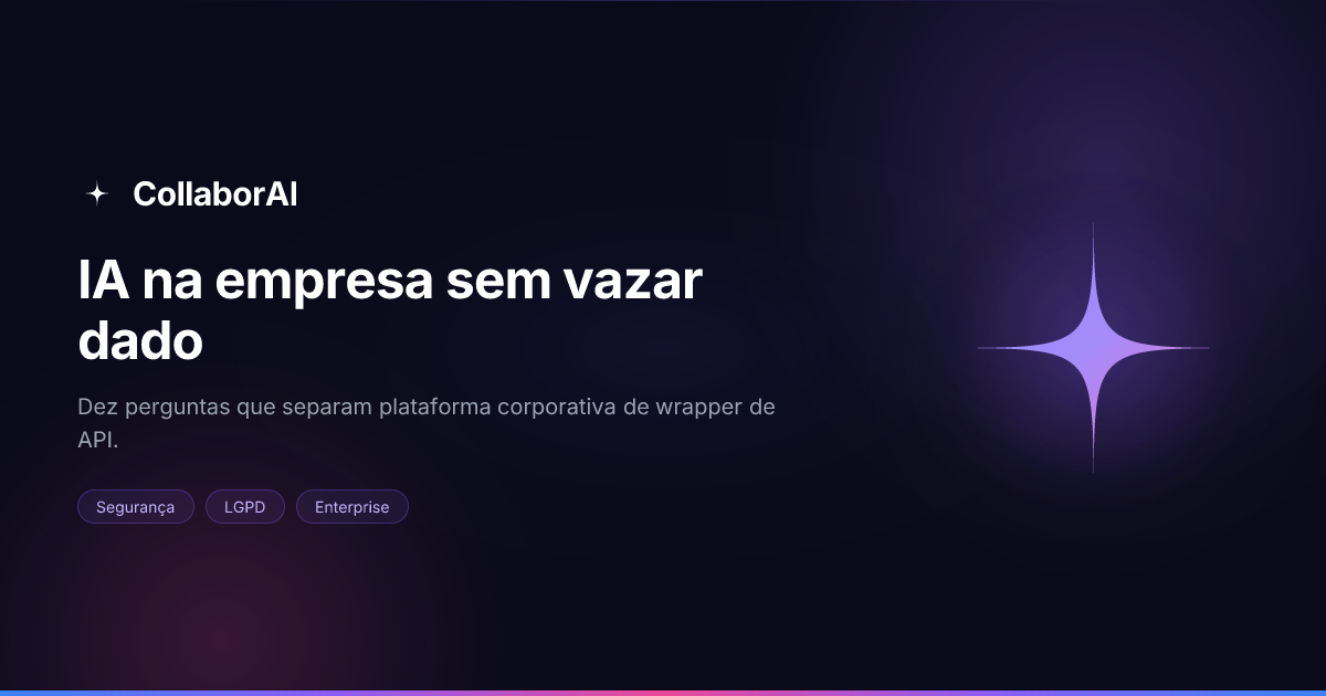 Camadas de segurança de uma plataforma de IA corporativa